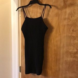 SHEIN black mini dress